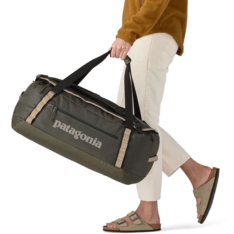 Patagonia Black Hole 55L Туристические сумки Полиэстеровое волокно Сосновый зеленый Унисекс - изображение 4