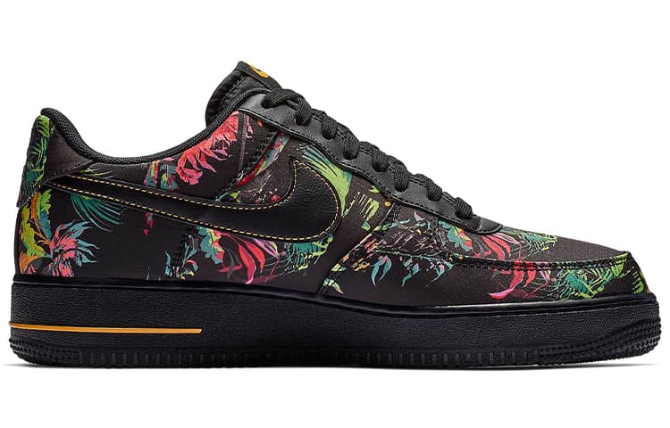 Кроссовки Nike Air Force 1 Low Black Floral - изображение 2