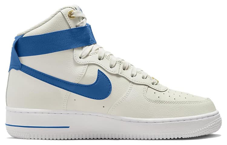 Кроссовки Nike Air Force 1 High White Blue — фото 2