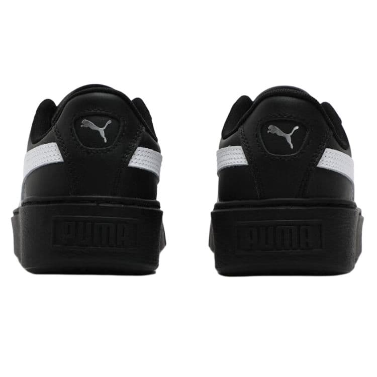 Кроссовки PUMA Платформа Высота Низкие Кроссовки для Скейтбординга Женские Черные - изображение 3