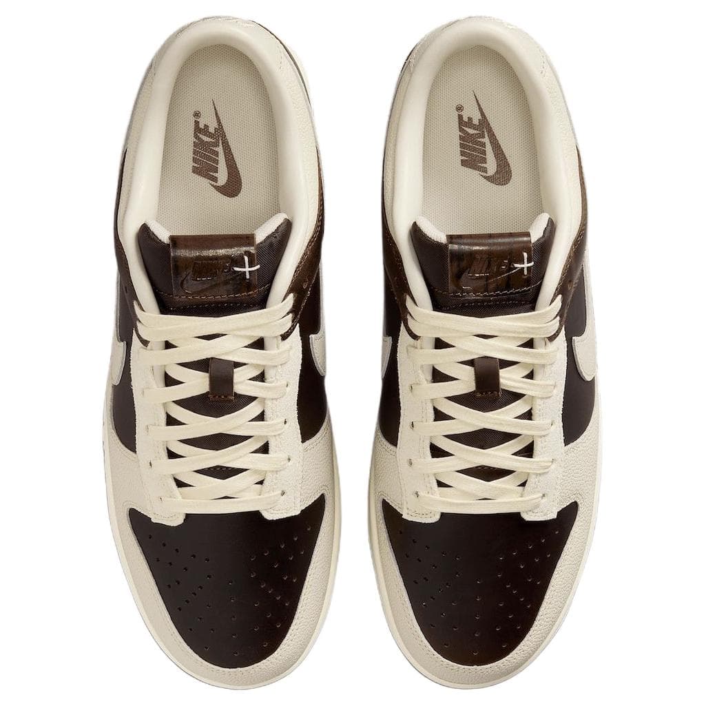 Кроссовки Nike Dunk Abrasion Resistant Низкие Кроссовки для скейтбординга Мужские Коричневые Белые - изображение 4
