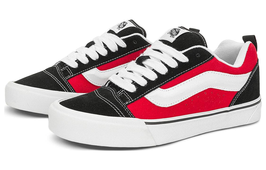 Кроссовки Vans Knu Skool Red Black - изображение 3