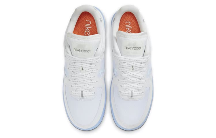 Кроссовки Nike Air Force 1 React QS Light Bone — фото 5