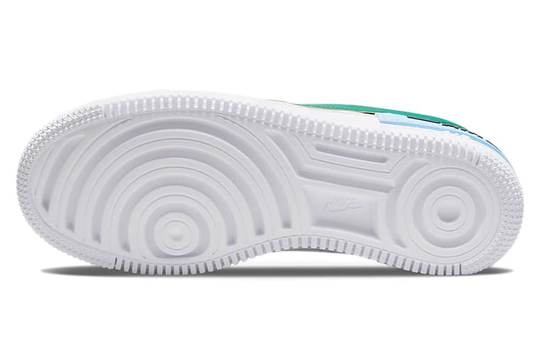 Кроссовки Nike Air Force 1 Low Shadow White Green Blue - изображение 6