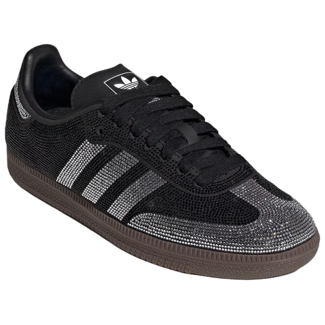 Кроссовки Adidas Originals Samba OG Кеды немецкой армии (GAT) Женские Черно-серебро - изображение 3