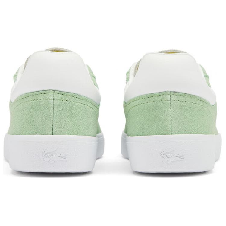 Кроссовки LACOSTE Коровья кожа Низкие Кроссовки для скейтбординга Женские Зеленые Белые - изображение 4