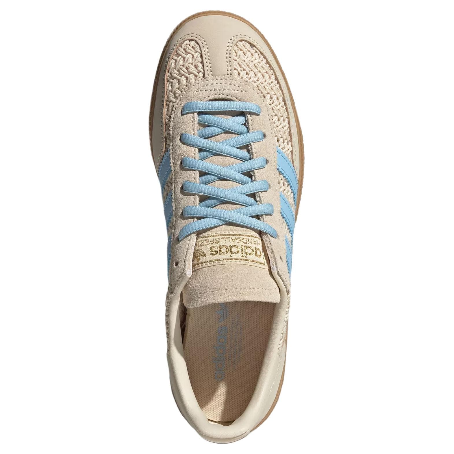 Кроссовки Adidas Originals HANDBALL SPEZIAL Текстиль Кожа Низкий Верх Скейтборд Обувь Женская Хаки Коричневый - изображение 4