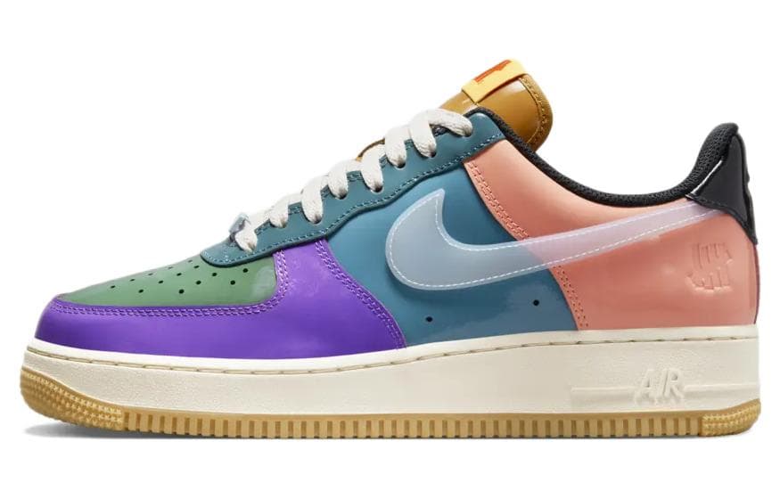 Кроссовки UNDEFEATED x Nike Air Force 1 Low Green Purple