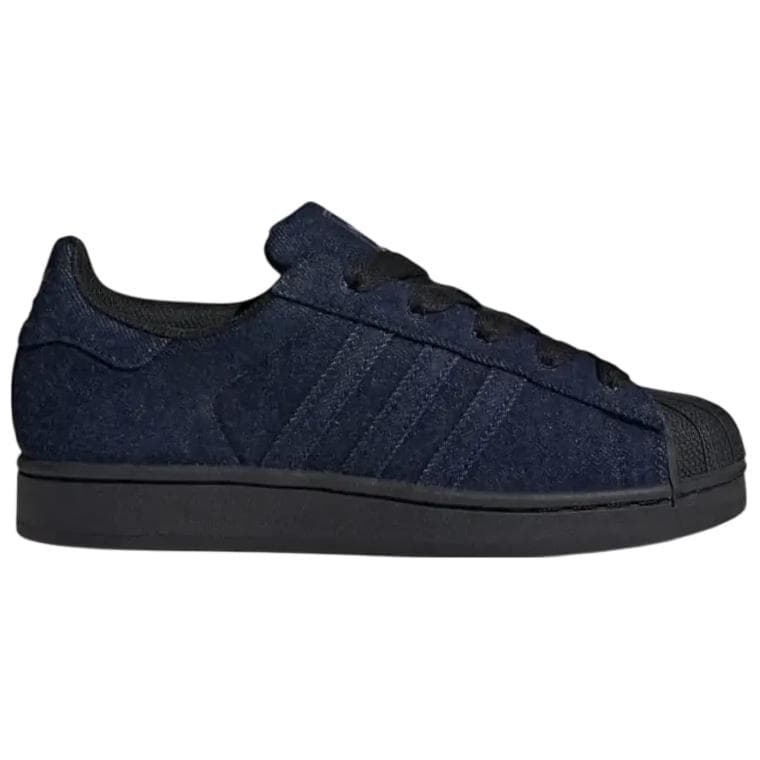 Кроссовки Adidas Originals Superstar 2 Устойчивая к истиранию низкая обувь для скейтбординга Женская Синяя Черная - изображение 2