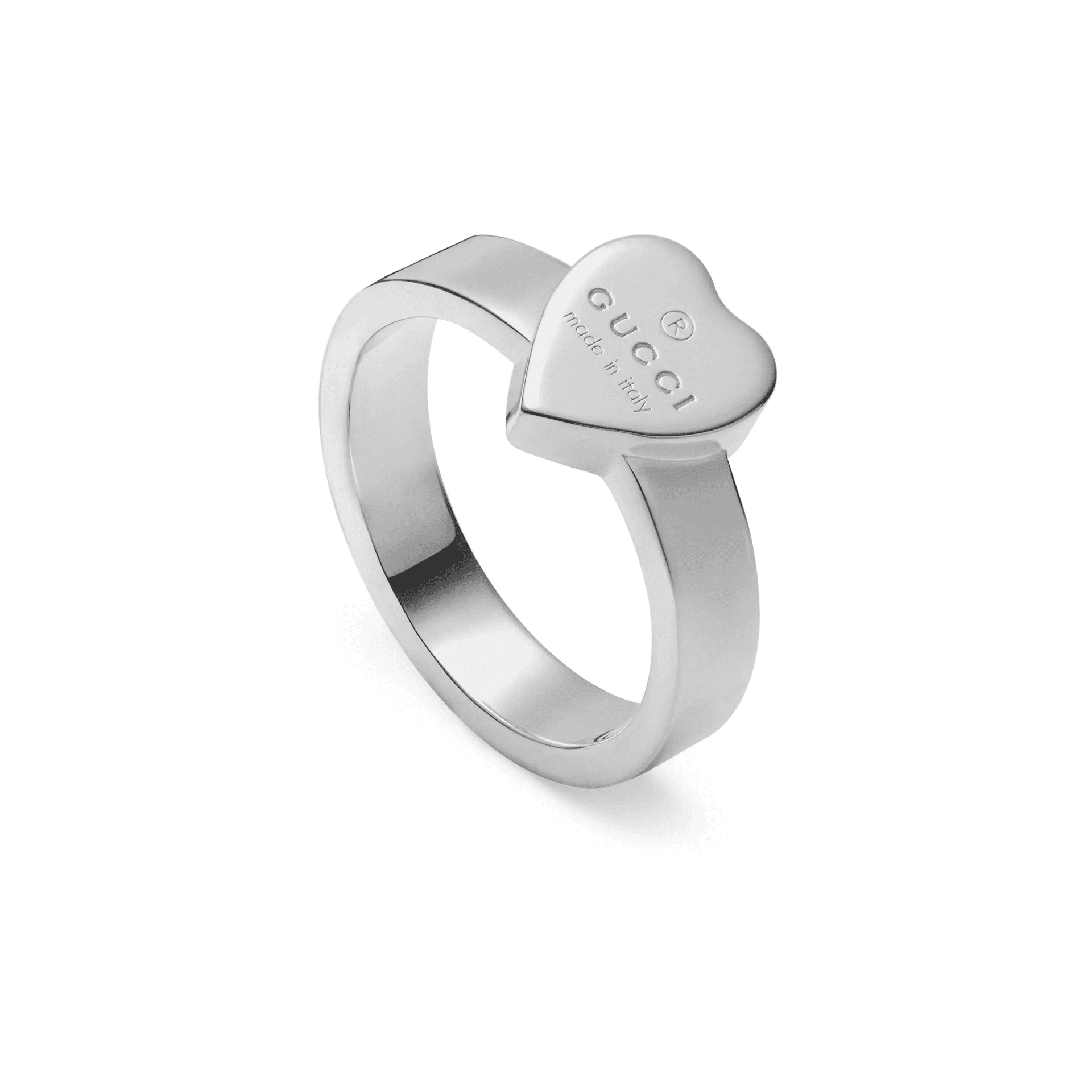 Кольцо Gucci 925 Silver Heart Ring - изображение 4