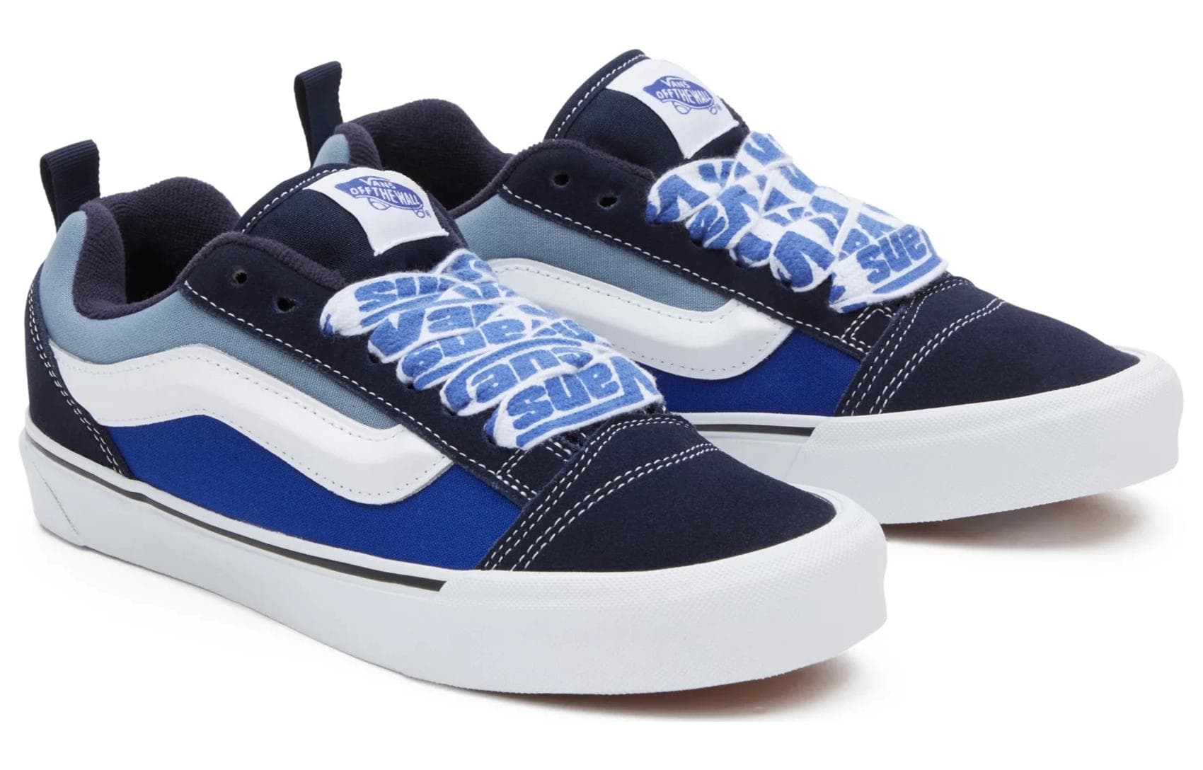 Кроссовки Vans Knu Skool Blue White - изображение 3