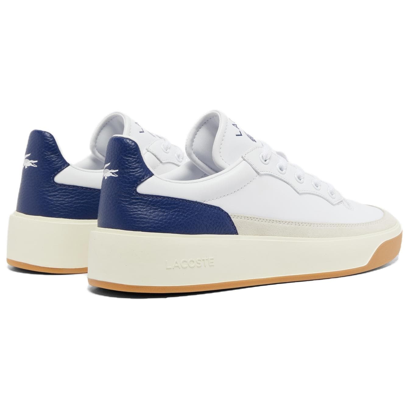 Кроссовки LACOSTE G80 Club Low Top Скейтборд Кроссовки Мужские Белый Синий - изображение 3