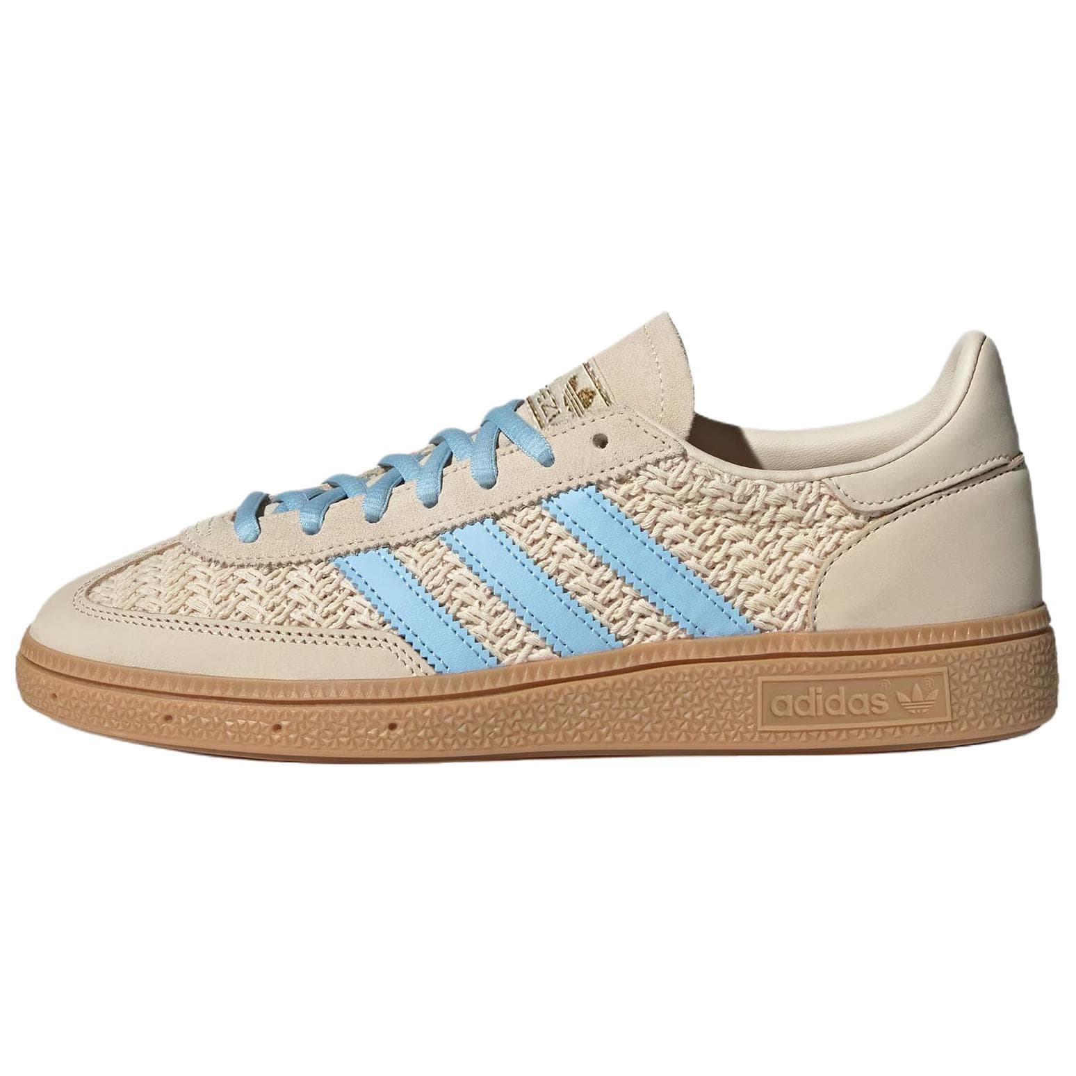 Кроссовки Adidas Originals HANDBALL SPEZIAL Текстиль Кожа Низкий Верх Скейтборд Обувь Женская Хаки Коричневый - изображение 1