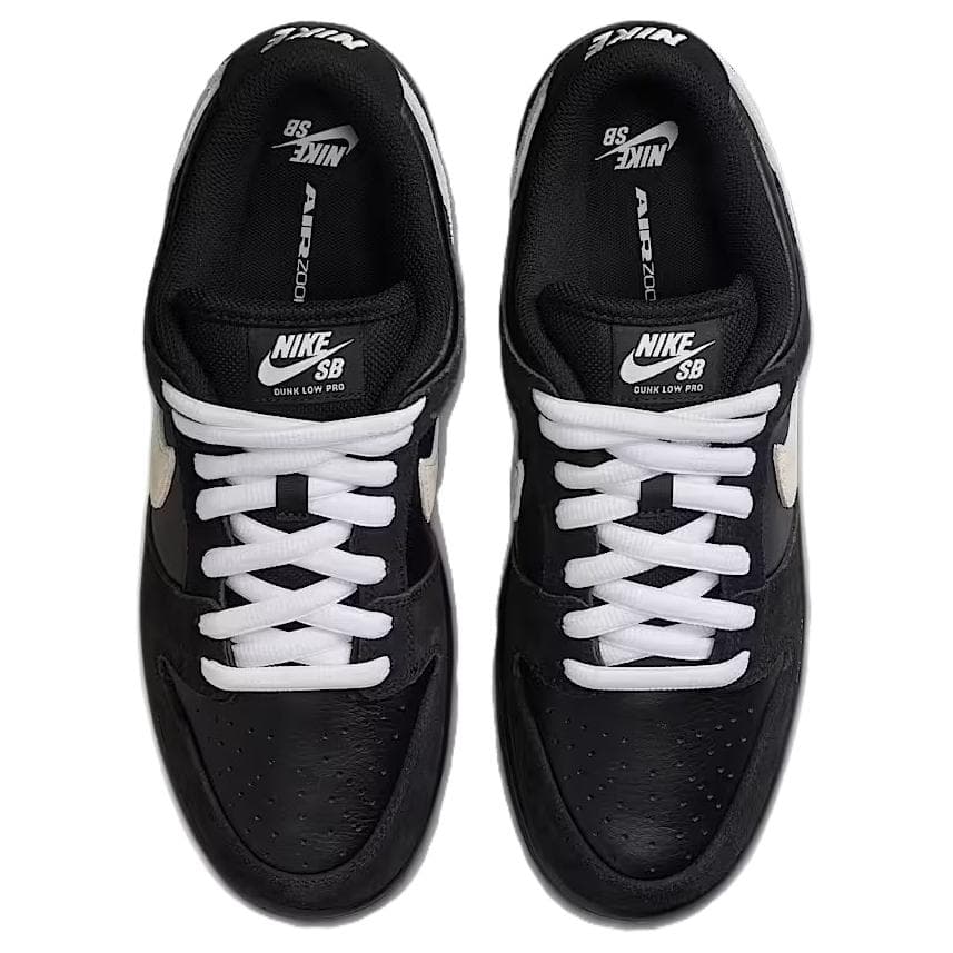 Кроссовки Nike Dunk SB противоскользящие устойчивые к истиранию низкие скейтбординговые кроссовки унисекс черный белый коричневый - изображение 4