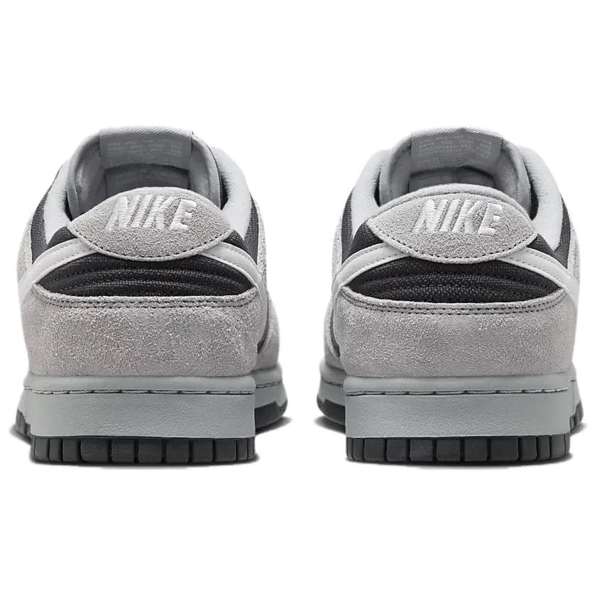 Кроссовки Nike Dunk противоскользящая устойчивая к истиранию низкий топ скейтборд обувь унисекс серый черный - изображение 5