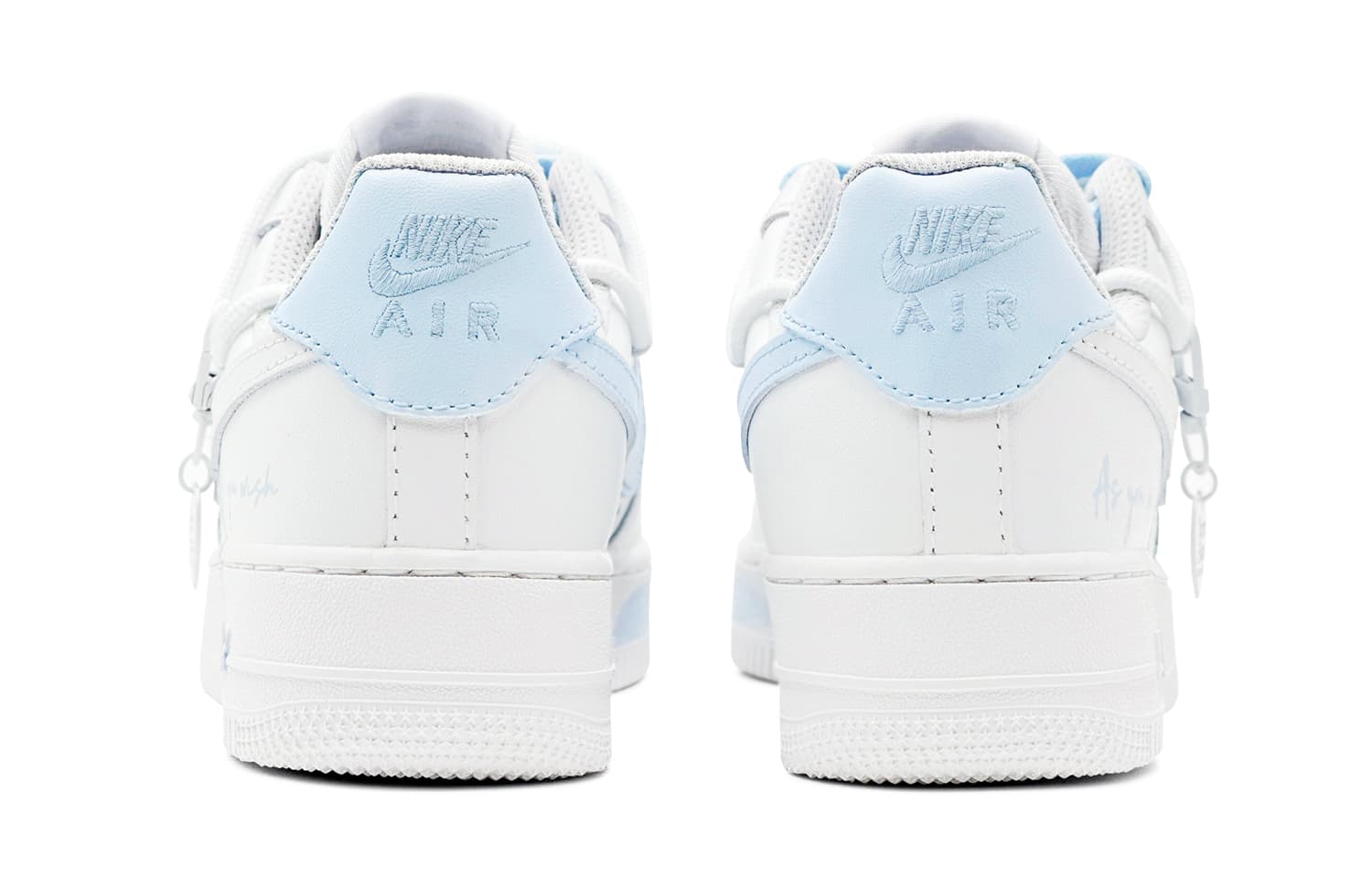 Кроссовки Nike Air Force 1 Low GS Blue White - изображение 5