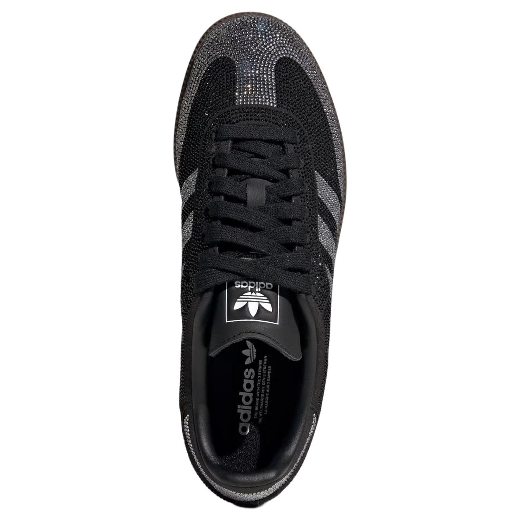 Кроссовки Adidas Originals Samba OG Кеды немецкой армии (GAT) Женские Черно-серебро - изображение 5