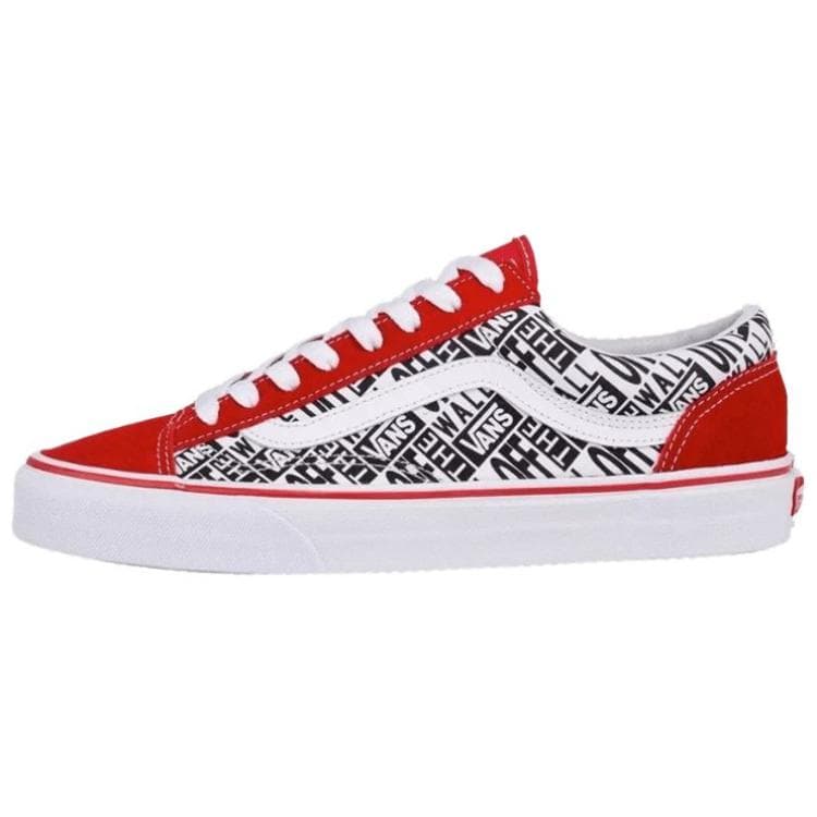 Кроссовки Vans Style 36 Low Топ Скейтборд Обувь Мужская Красная Белая - изображение 1