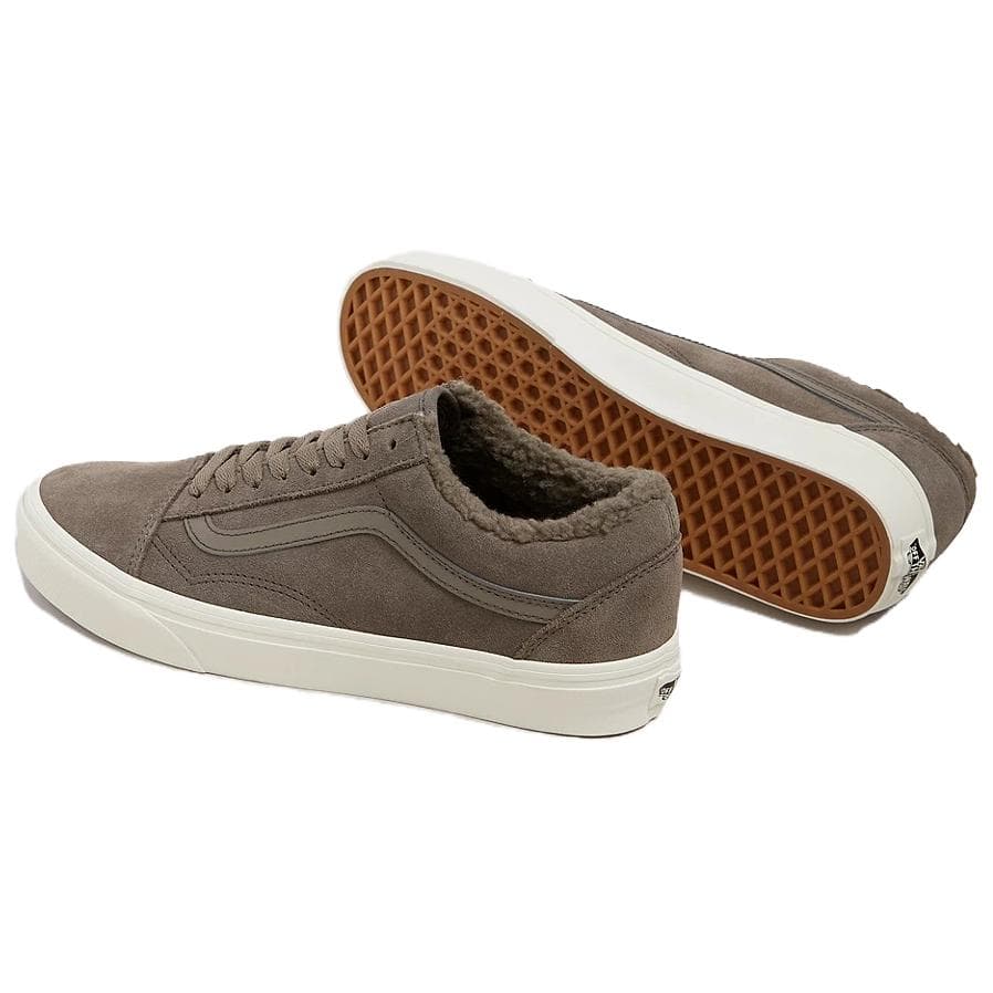 Кроссовки Vans Old Skool Повседневная Обувь для Скейтбординга с Низким Верхом Устойчивая к Износу Унисекс Коричневый - изображение 4