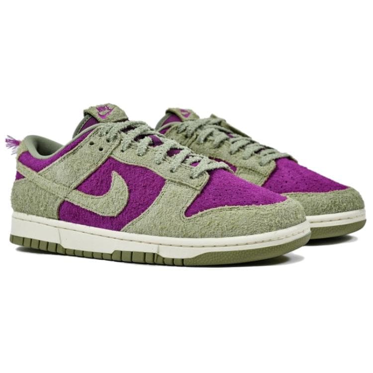 Кроссовки Nike Dunk Low Топ Скейтборд Обувь Мужская Зеленая Фиолетовая - изображение 3