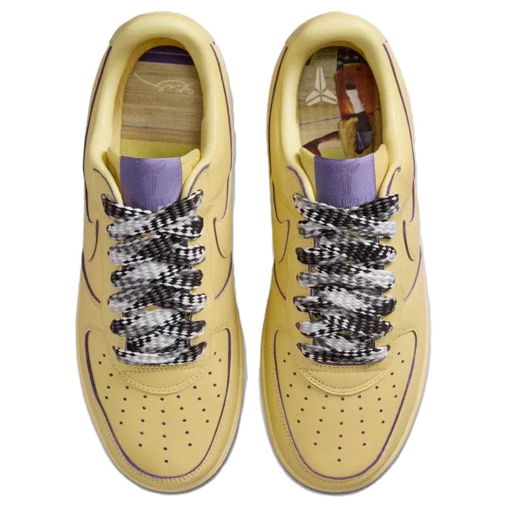 Кроссовки Nike Air Force 1 Kobe Bryant Yellow - изображение 4