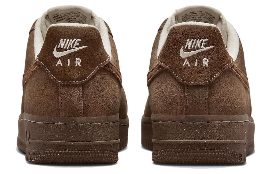 Кроссовки Nike Air Force 1 Кожа Низкие Кроссовки для скейтбординга Женские Коричневые - изображение 5