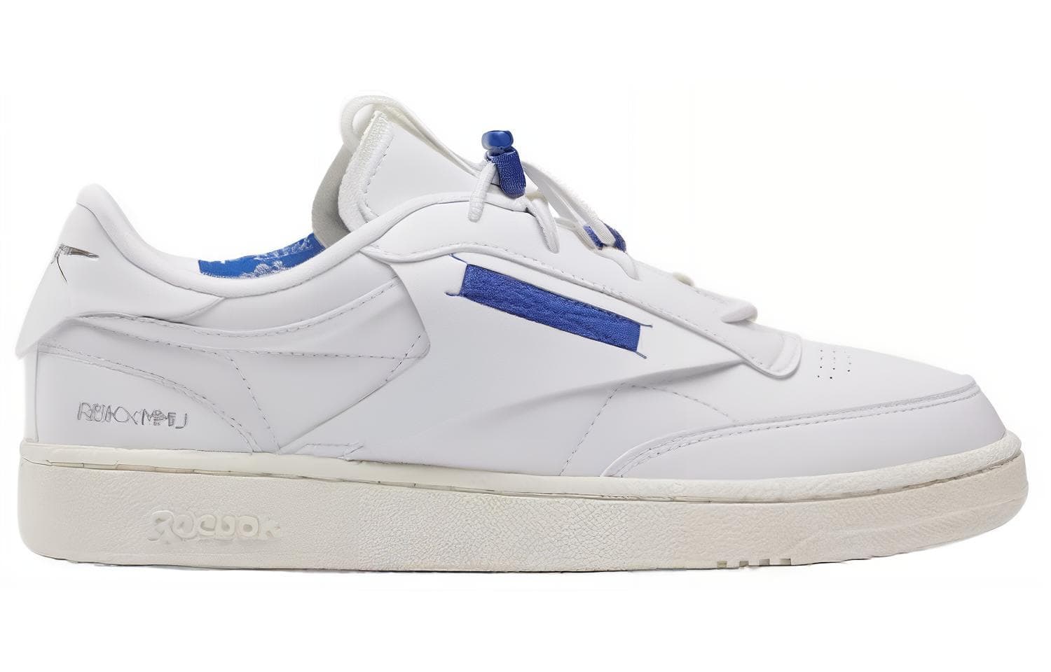 Кроссовки Milk x Reebok Club C 85 VEGAN White Blue - изображение 2