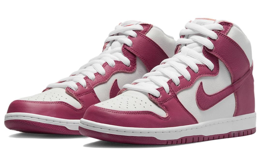Кроссовки Nike Dunk SB High White Pink — фото 3