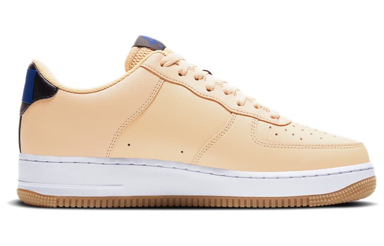 Кроссовки Nike Air Force 1 NBA Pack Cream Yellow — фото 2