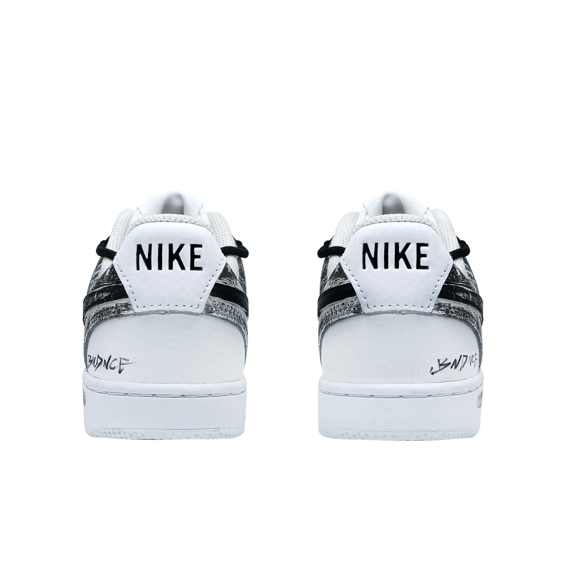 Кроссовки Nike Court Vision Low Black White - изображение 4