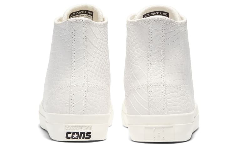 Кроссовки Pop Trading Company x Converse Jack Purcell High White - изображение 5