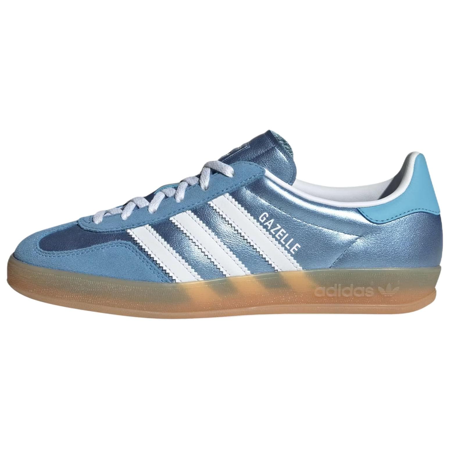 Кроссовки Adidas Originals GAZELLE INDOOR Low Топ Скейтборд Обувь Женская Синяя Белая - изображение 1