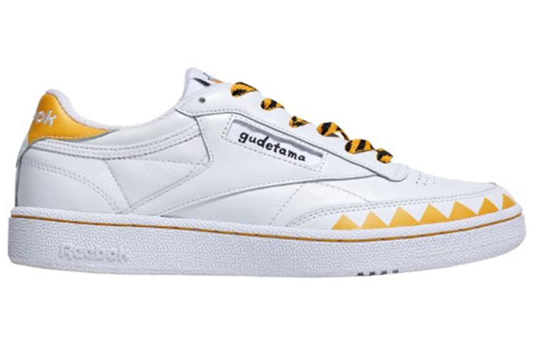 Кроссовки Reebok Club C 85 Gudetama Yellow White - изображение 2