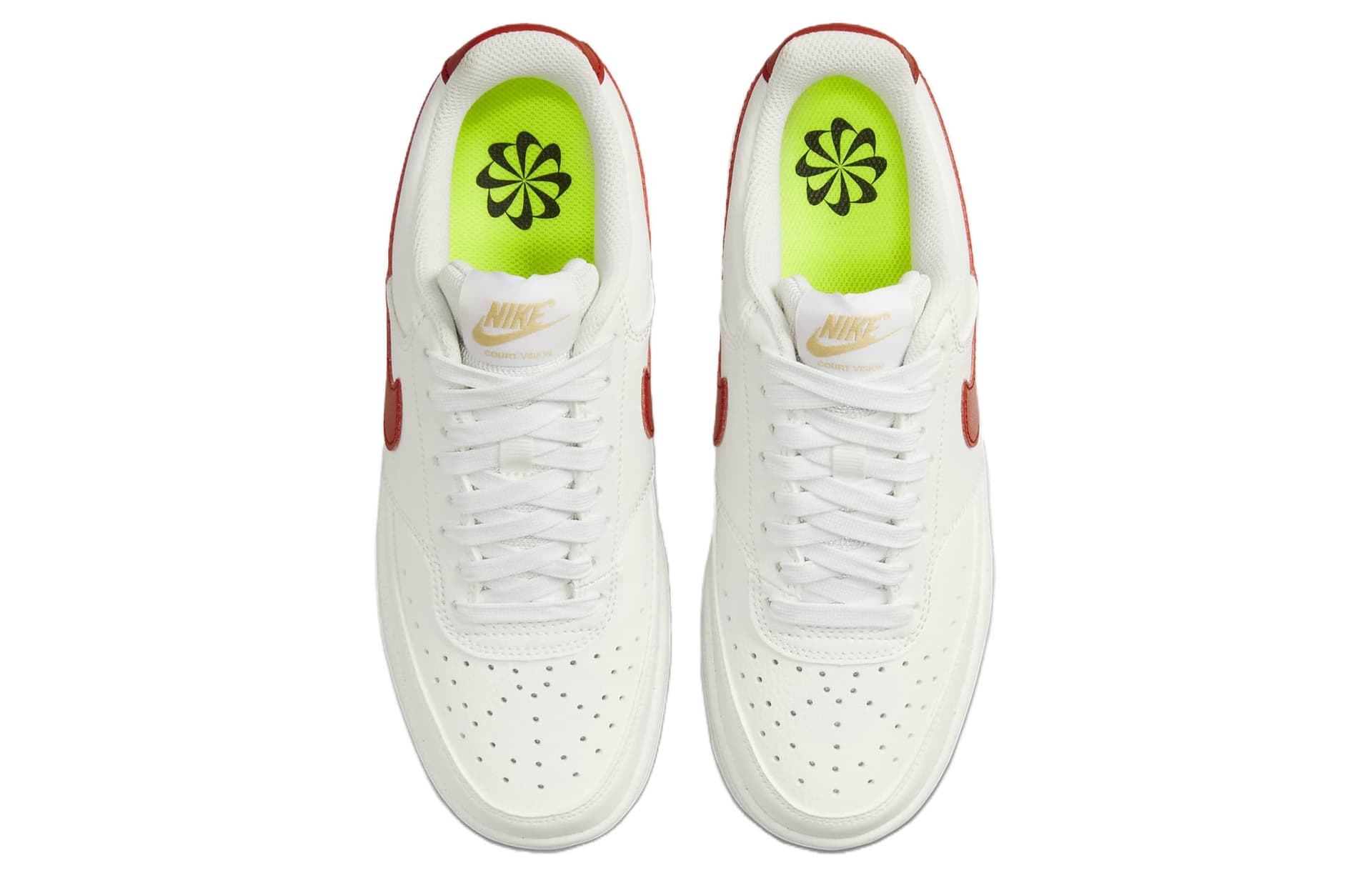 Кроссовки Nike Court Vision Low White Red - изображение 4