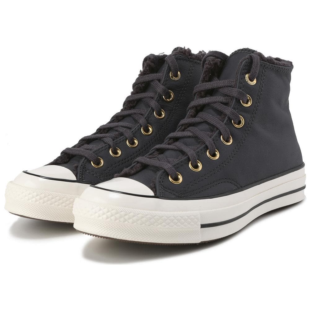 Кроссовки Converse 1970s Коровья кожа Высокие кроссовки для скейтбординга Унисекс Черные - изображение 3