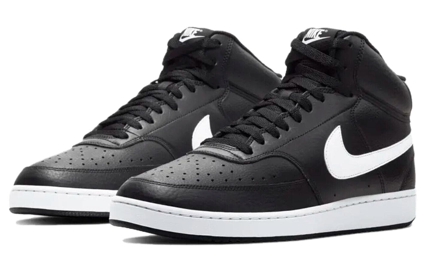 Кроссовки Nike Court Vision Mid Black White - изображение 3