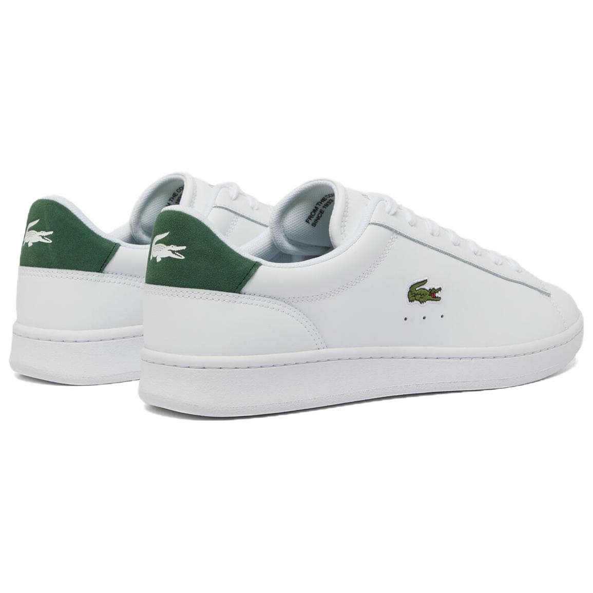 Кроссовки LACOSTE Низкая Скейтборд Обувь Мужская Белая Зеленая - изображение 4