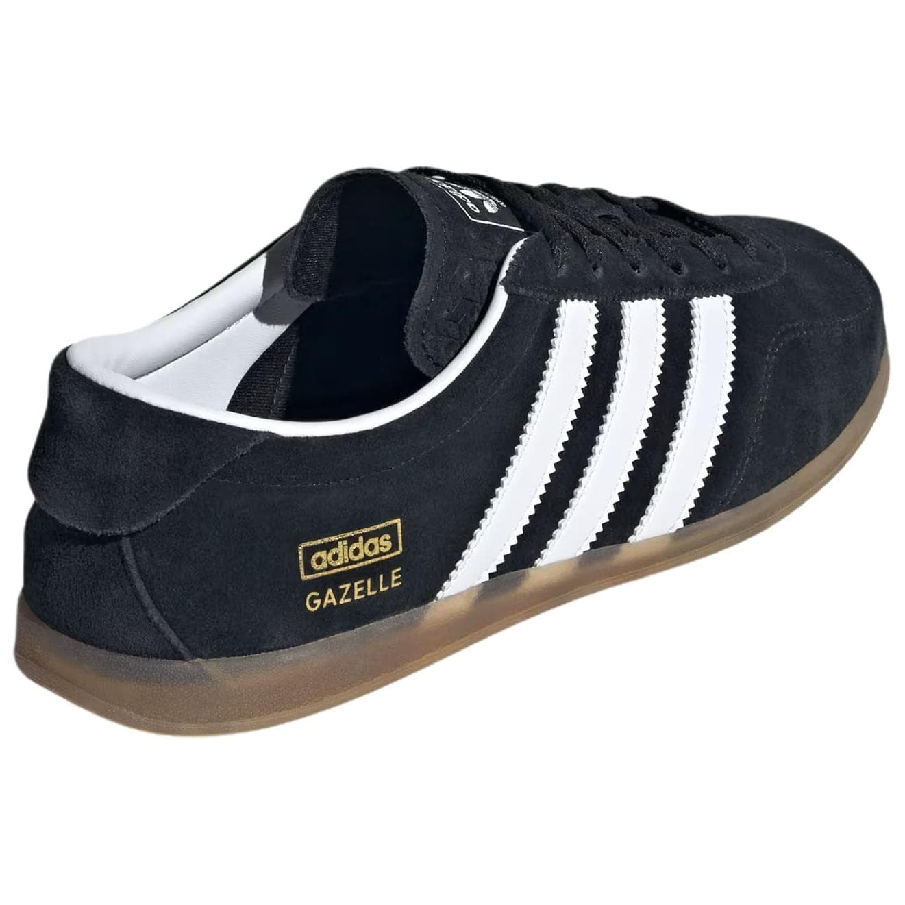 Кроссовки Adidas Originals Gazelle Синтетическая кожа Low Топ Скейтборд Обувь Женские Черный - изображение 4