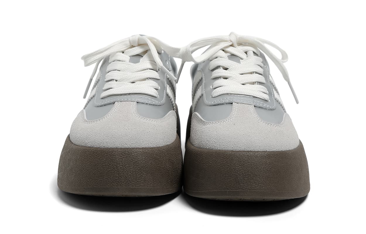 Кроссовки HUANQIU Retro Low Sneakers Silver - изображение 6