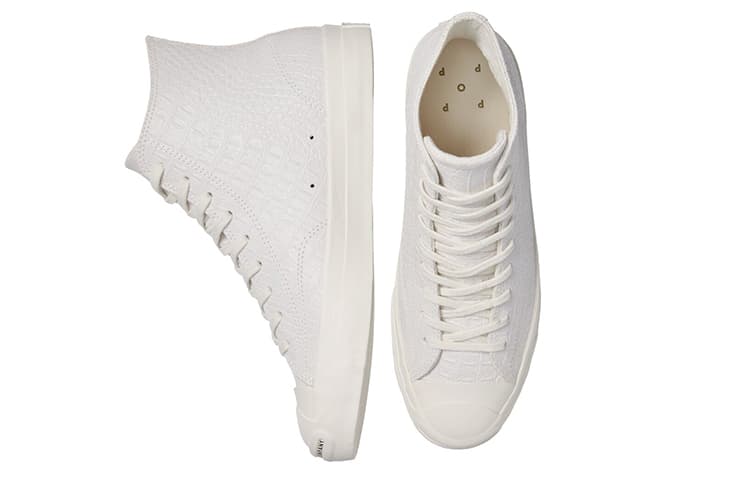 Кроссовки Pop Trading Company x Converse Jack Purcell High White - изображение 4