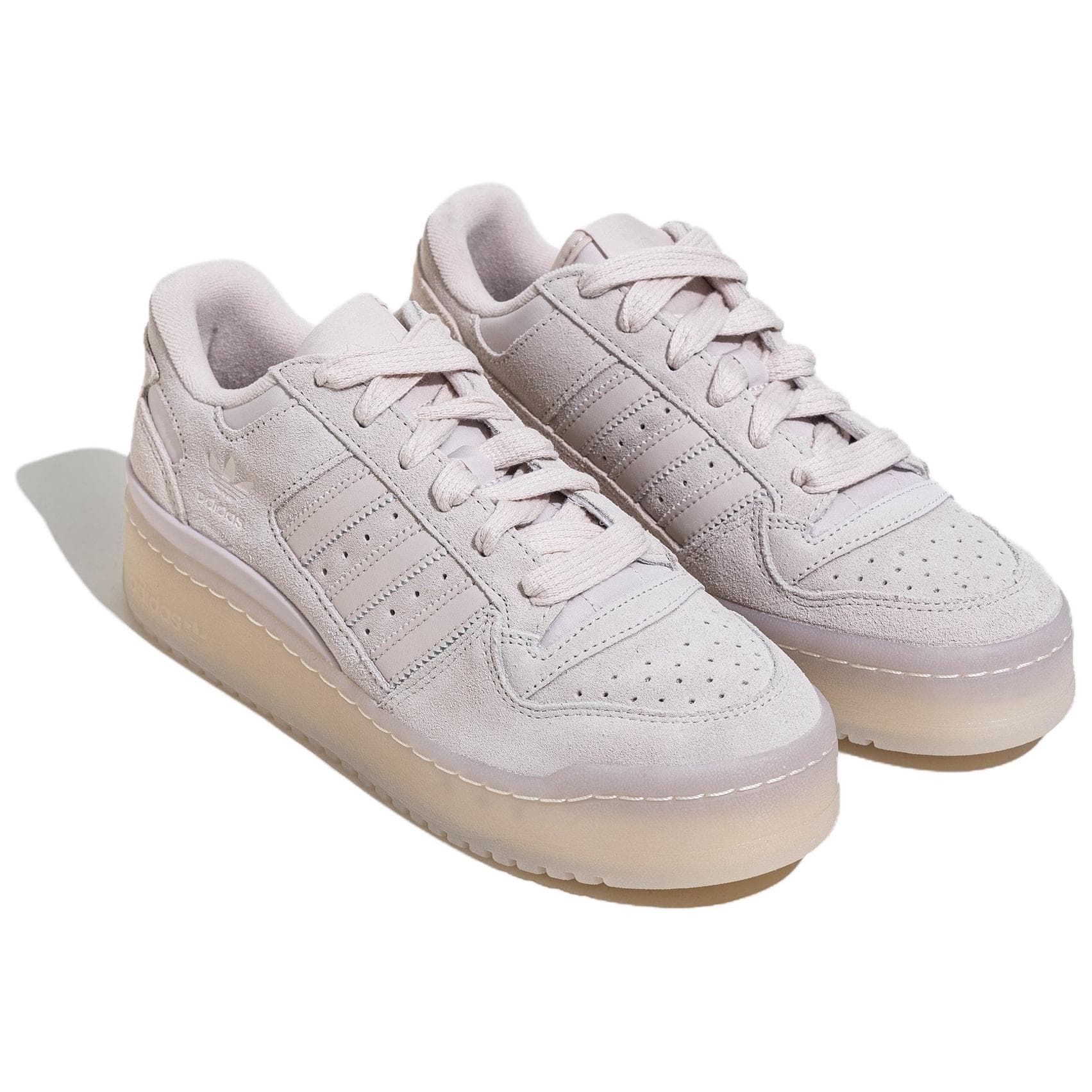 Кроссовки Adidas Originals FORUM BOLD STRIPES Устойчивая к истиранию низкая обувь для скейтбординга Женская - изображение 3
