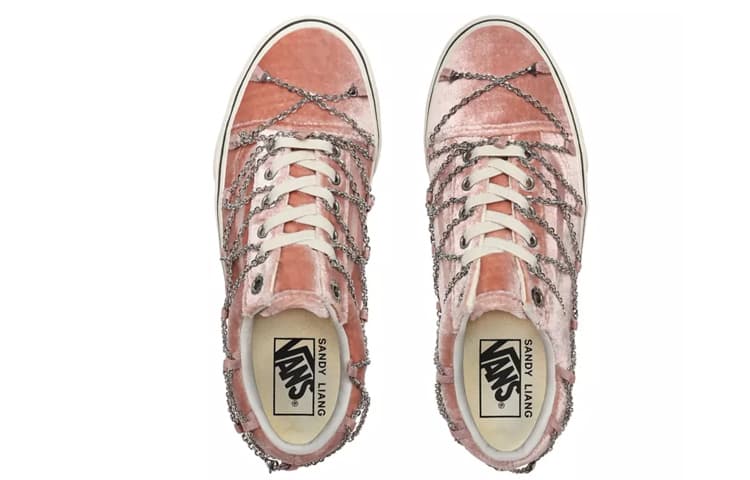 Кроссовки SANDY LIANG x Vans Old Skool Pink - изображение 4