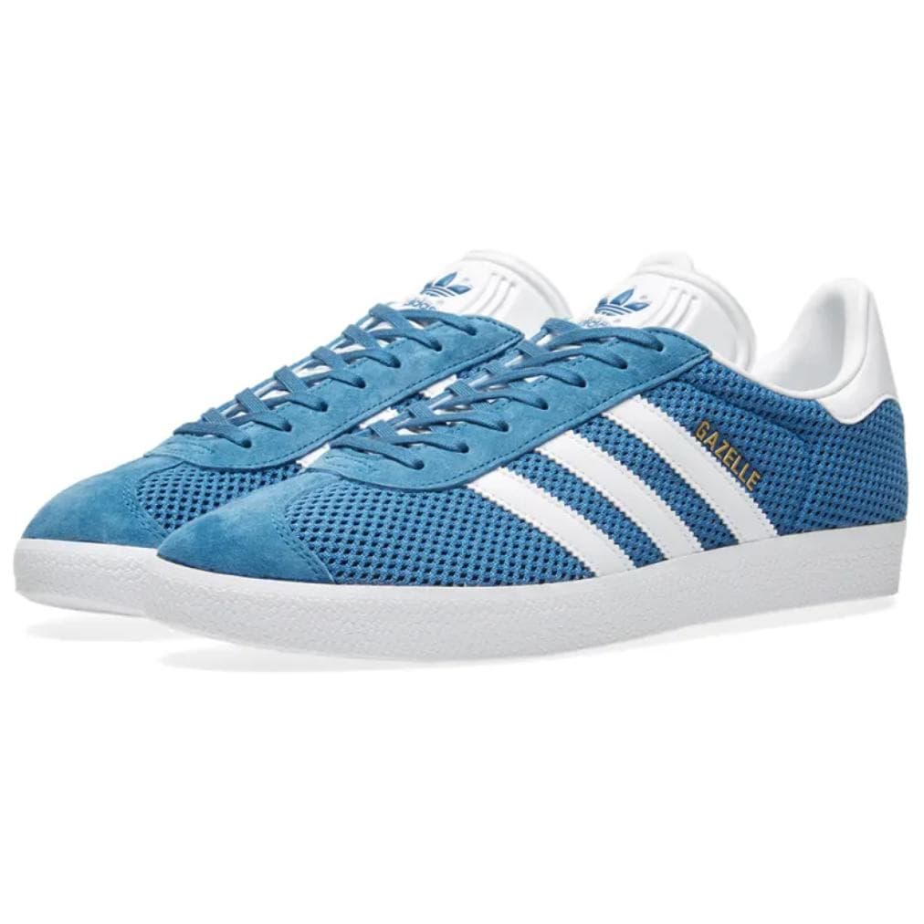 Кроссовки Adidas Originals Gazelle Low Скейтборд Кроссовки Мужские Синие Белые - изображение 2