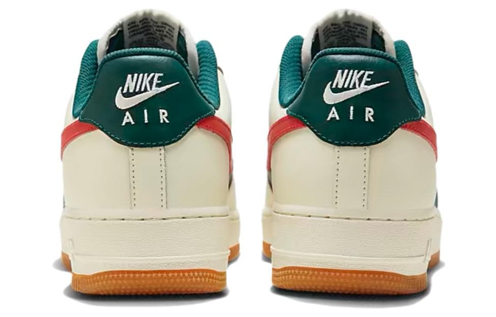 Кроссовки Nike Air Force 1 Low White Green Red — фото 5