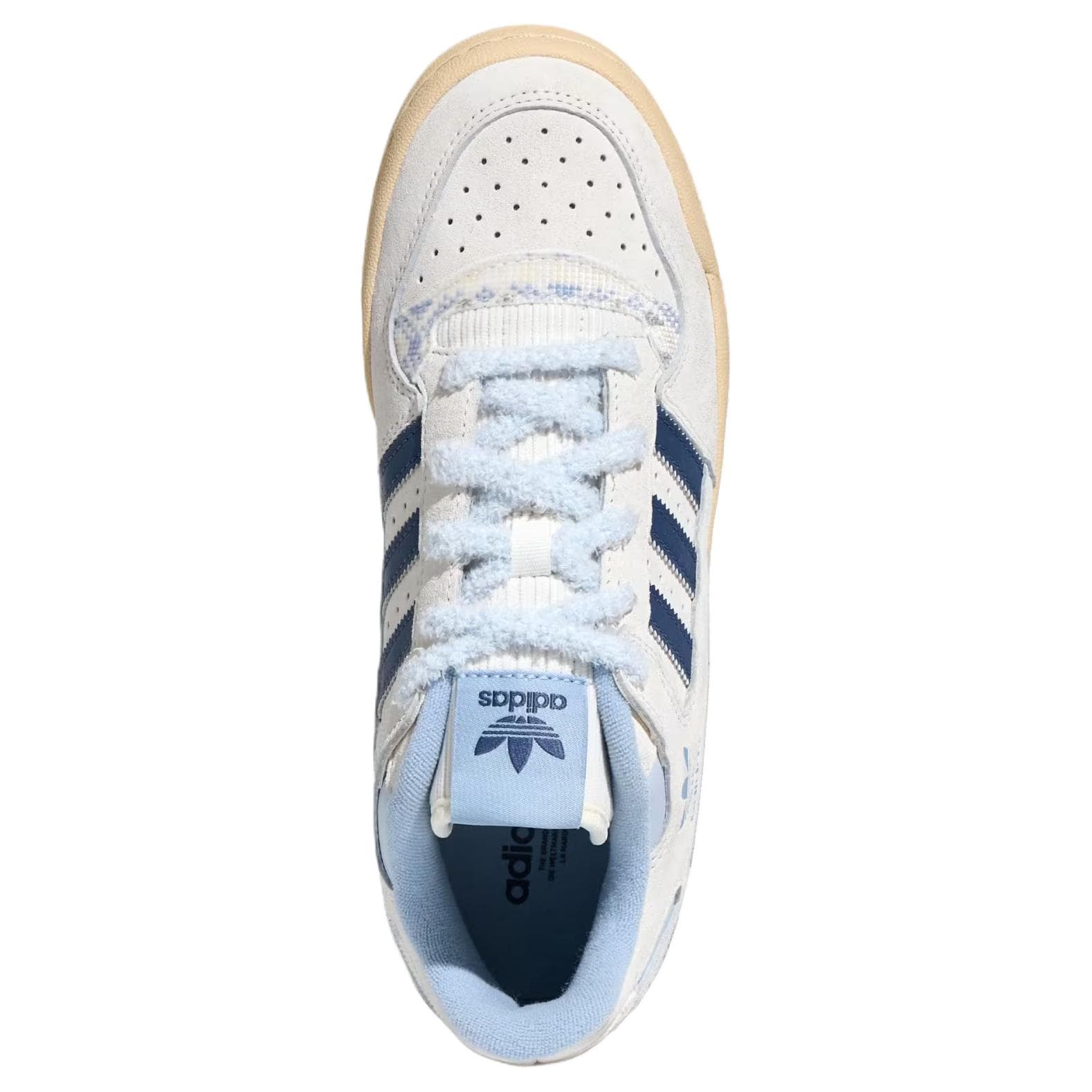 Кроссовки Adidas Originals FORUM Синтетическая кожа кожа низкие кеды для скейтбординга женские белые - изображение 3