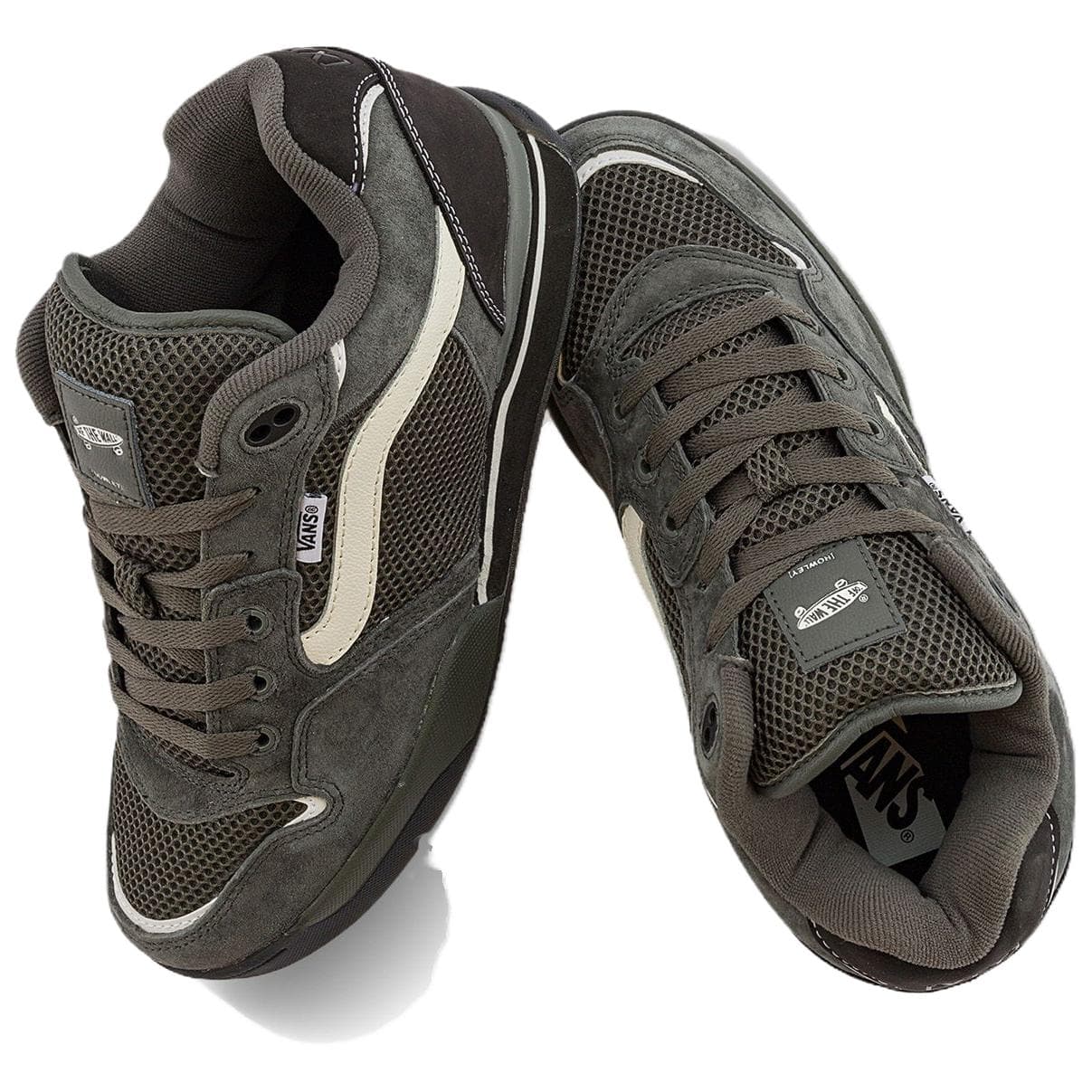 Кроссовки Vans Rowley Кожа Искусственная замша Удобные Низкие Кроссовки для скейтбординга Унисекс Темно-серый - изображение 3