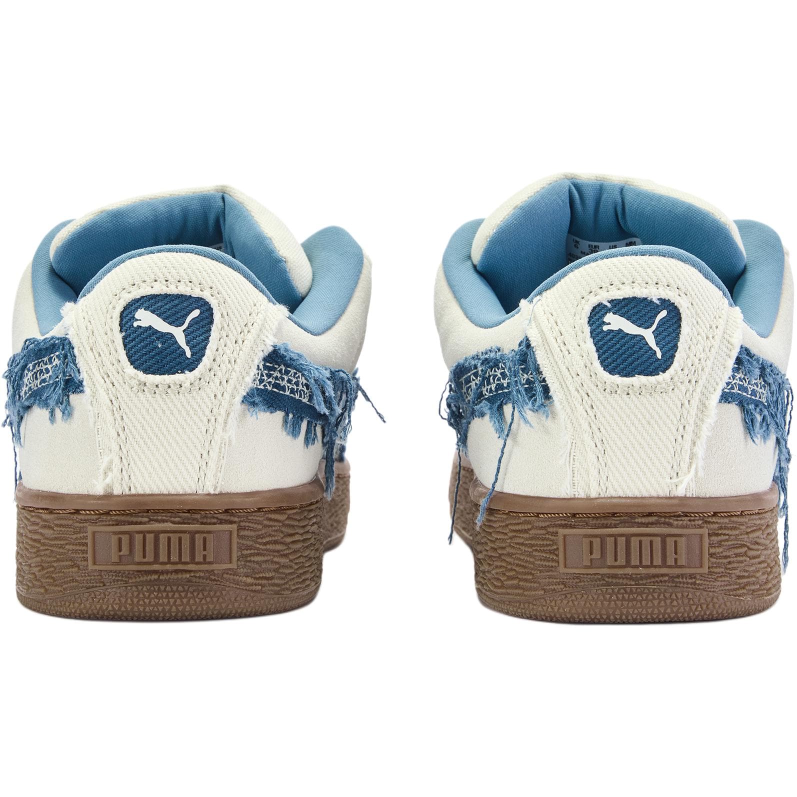 Кроссовки PUMA Suede XL Low Top Off-White Blue - изображение 4