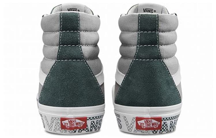 Кроссовки Vans SK8 Hi Grey Green - изображение 5