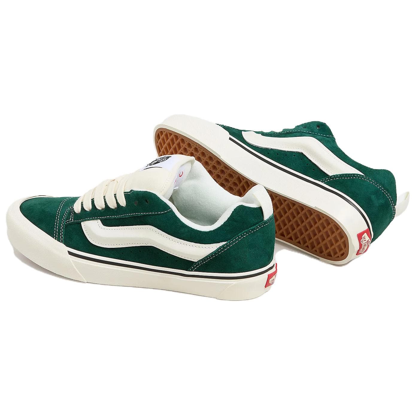 Кроссовки Vans Knu Skool Устойчивая к истиранию низкая обувь для скейтбординга унисекс зеленая - изображение 3