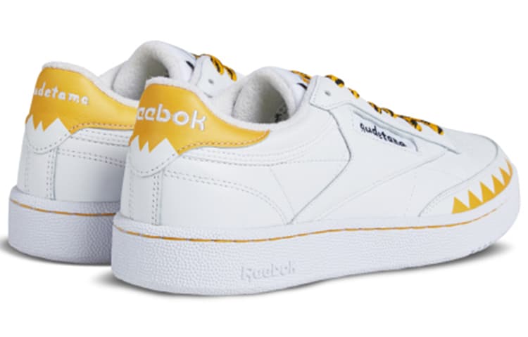 Кроссовки Reebok Club C 85 Gudetama Yellow White - изображение 4